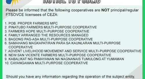 notice to public green 0