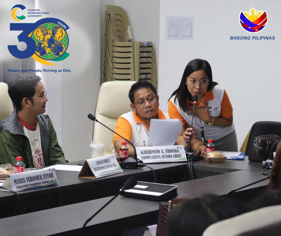 CEZA FACILITATES 3RD TRIPARTITE INDUSTRIAL PEACE COUNCIL MEETING WITH DOLE AND REGISTERED LOCATORS
