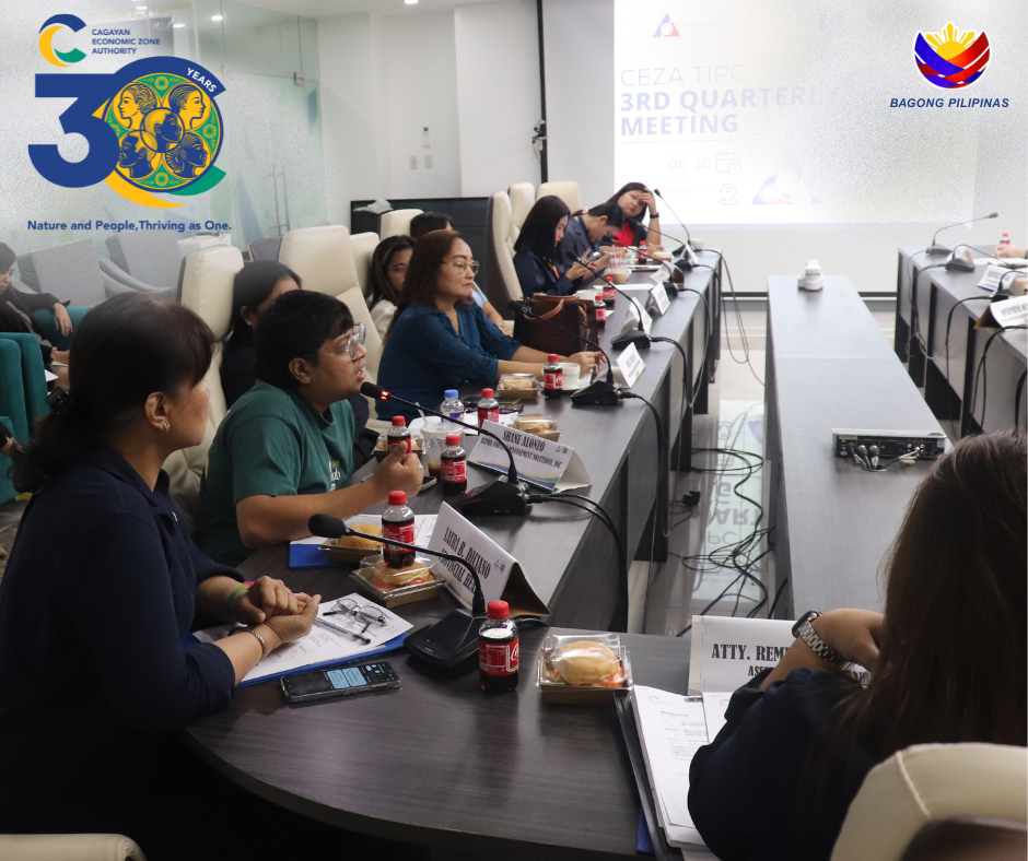 CEZA FACILITATES 3RD TRIPARTITE INDUSTRIAL PEACE COUNCIL MEETING WITH DOLE AND REGISTERED LOCATORS